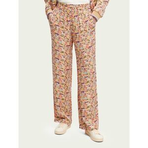 SCOTCH & SODA Floral Print Straight Trousers Pants Size M